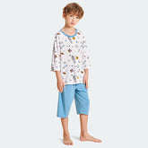 Dorsill Kids' 3/4 Sleeved Pajamas Lenzing Modal +Lycra Fabric