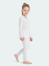 FREE FIT-Girl 180g Multi-Scene Pajamas Set 10-20℃(White)