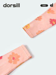 FREE FIT-Girl 180g/㎡ Multi-Scene Pajamas Set 10-20℃(Pink Flower)