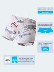 FREE FIT-Kids Cotton Boxer Briefs Multi-Pack Underwear