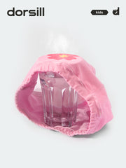 FREE FIT-Girl's Cotton Solid Color Boxer Briefs 4-Pack Underwear(Flower World)