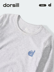 FREE FIT-Boy 180g Multi-Scene Pajamas Set 10-20℃(Light Gray)