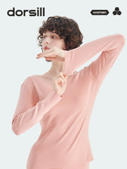 EXFRESH(TOYOBO) Brushed Thermal Underwear Set For Women&Teenager Girl