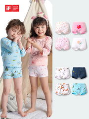 FREE FIT-Kids Cotton Boxer Briefs Multi-Pack Underwear