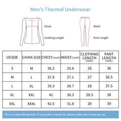 Teenager&Men's Cotton Thermal Underwear Sets