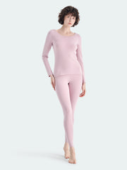 EXFRESH(TOYOBO) Brushed Thermal Underwear Set For Women&Teenager Girl