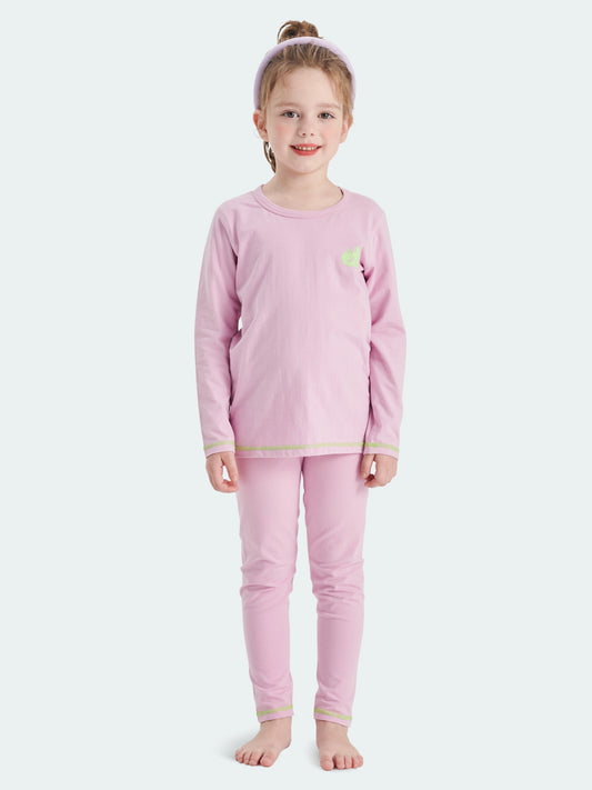 FREE FIT-Girl 180g Multi-Scene Pajamas Set 10-20℃(Purple)