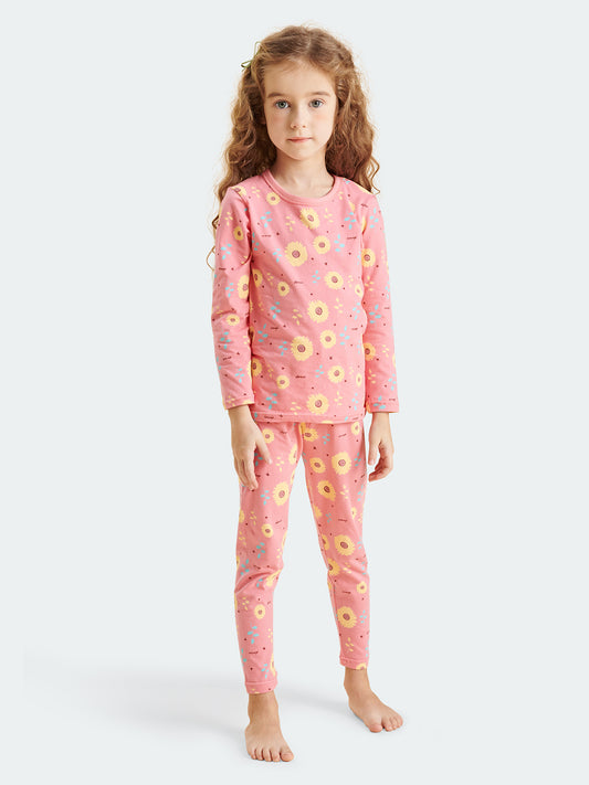 FREE FIT-Girl 180g Multi-Scene Pajamas Set 10-20℃（Little Daisy）