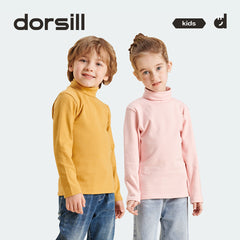 Kids' Brushed Turtleneck Top for 4-14y