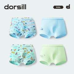 Kids 4-Packs Cotton Boy Underwear