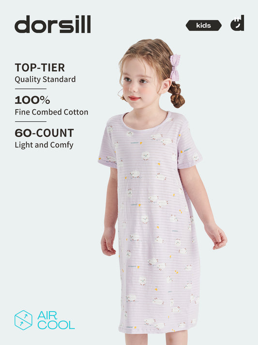 AIR COOL-Girls’ Cotton Nightdress