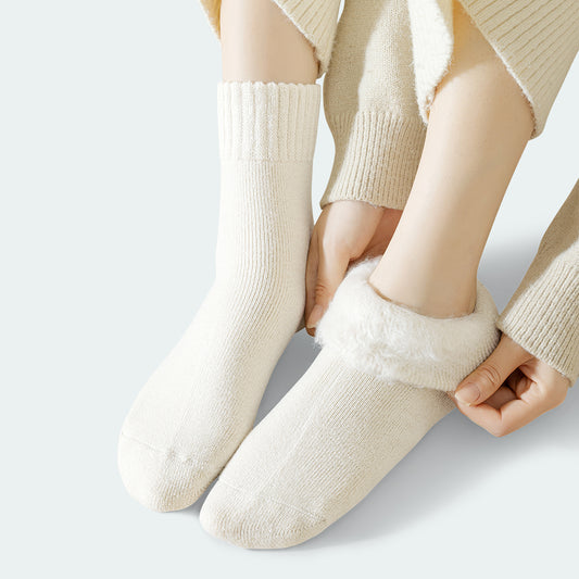 WARM 365-Women Fleece-lined Thickened Wool Socks