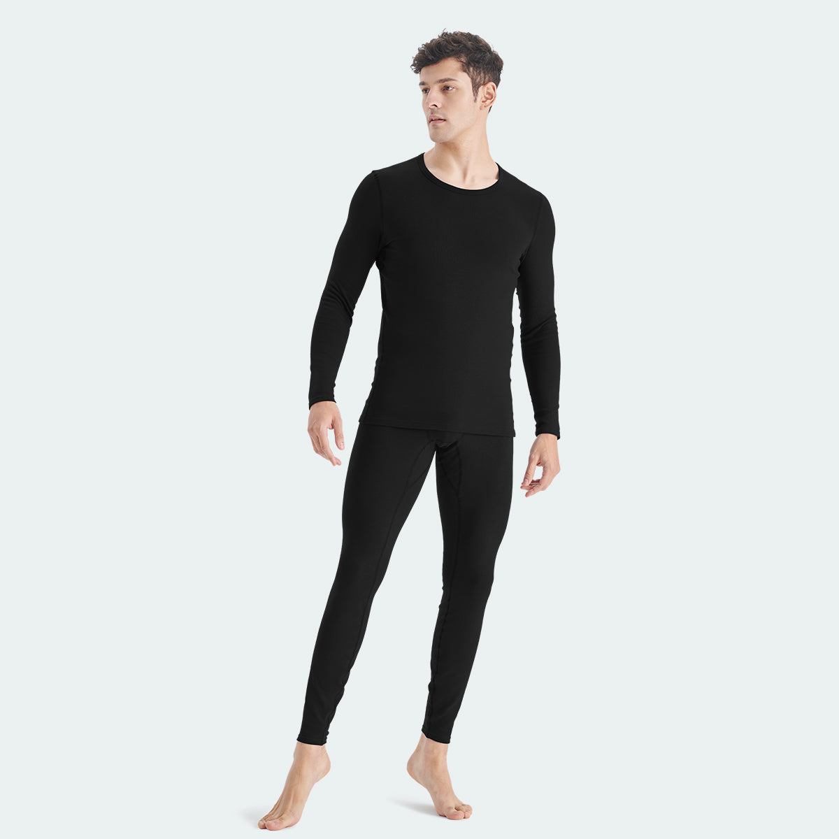 EXFRESH(TOYOBO) Brushed Thermal Underwear Set For Men&Teenager Boy