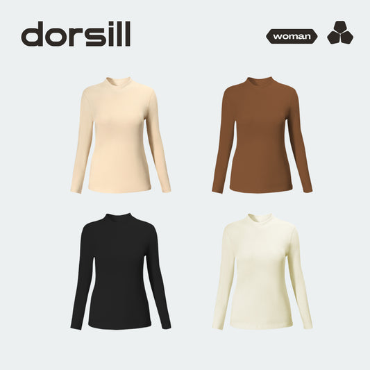 Dorsill Women Mid Collar Bottoming Shirt