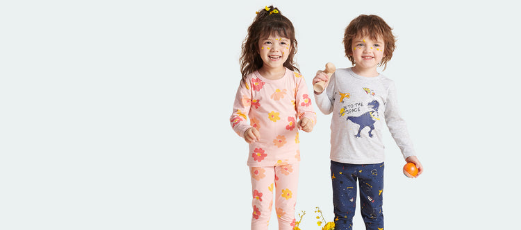 girl and boy pure cotton pajama