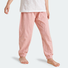 Child Summer Mosquito-proof Cotton Home Pants Pure color