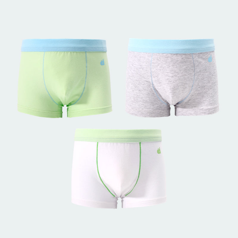 Boy 3-packs Cotton Boxer Briefs