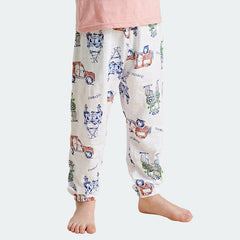 Kids Boy Summer Mosquito-proof Cotton Home Pants