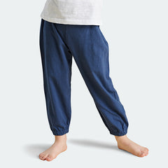 Child Summer Mosquito-proof Cotton Home Pants Pure color