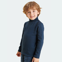 Kids' Brushed Turtleneck Top for 4-14y