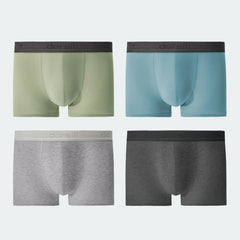 Dorsill Men's Boxer Briefs 4 Packs Cotton Underwear