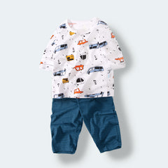 Children Cotton 3/4 Sleeve Loungewear