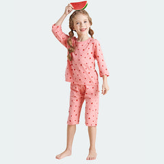 Children Cotton 3/4 Sleeve Loungewear