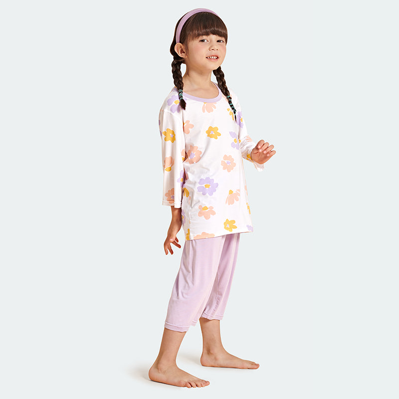 Dorsill Kids' 3/4 Sleeved Pajamas Lenzing Modal +Lycra Fabric 