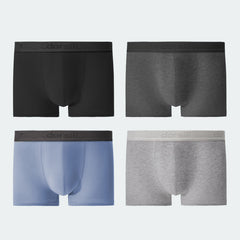 Dorsill Men's Boxer Briefs 4 Packs Cotton Underwear