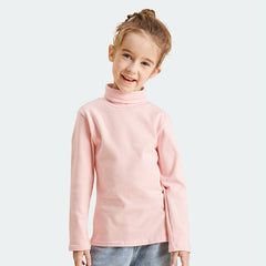 Kids' Brushed Turtleneck Top for 4-14y