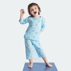 Children Cotton 3/4 Sleeve Loungewear